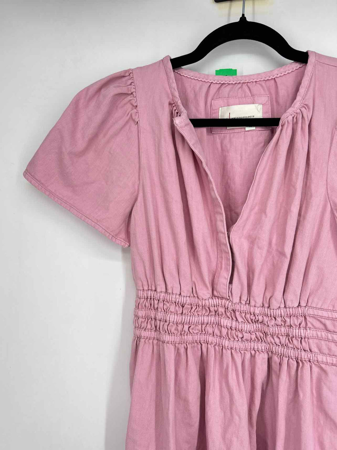By Anthropologie Size XS Pink Short Sleeve Dress