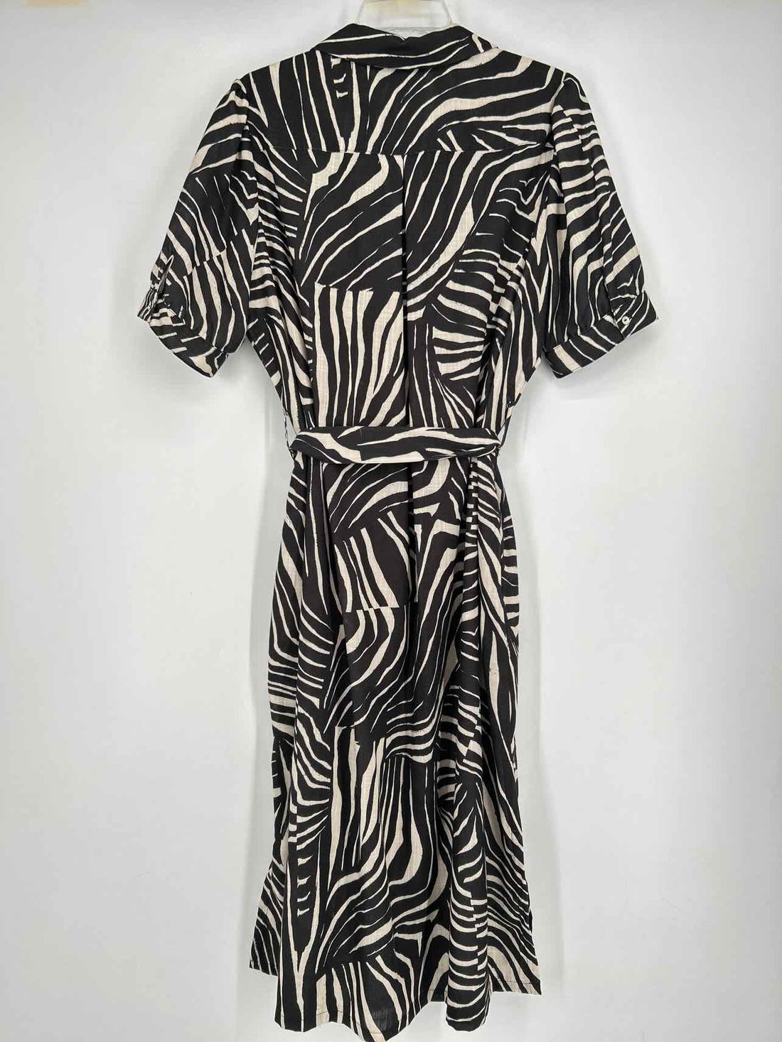 Nicole Miller Size 16 Green Print Dress