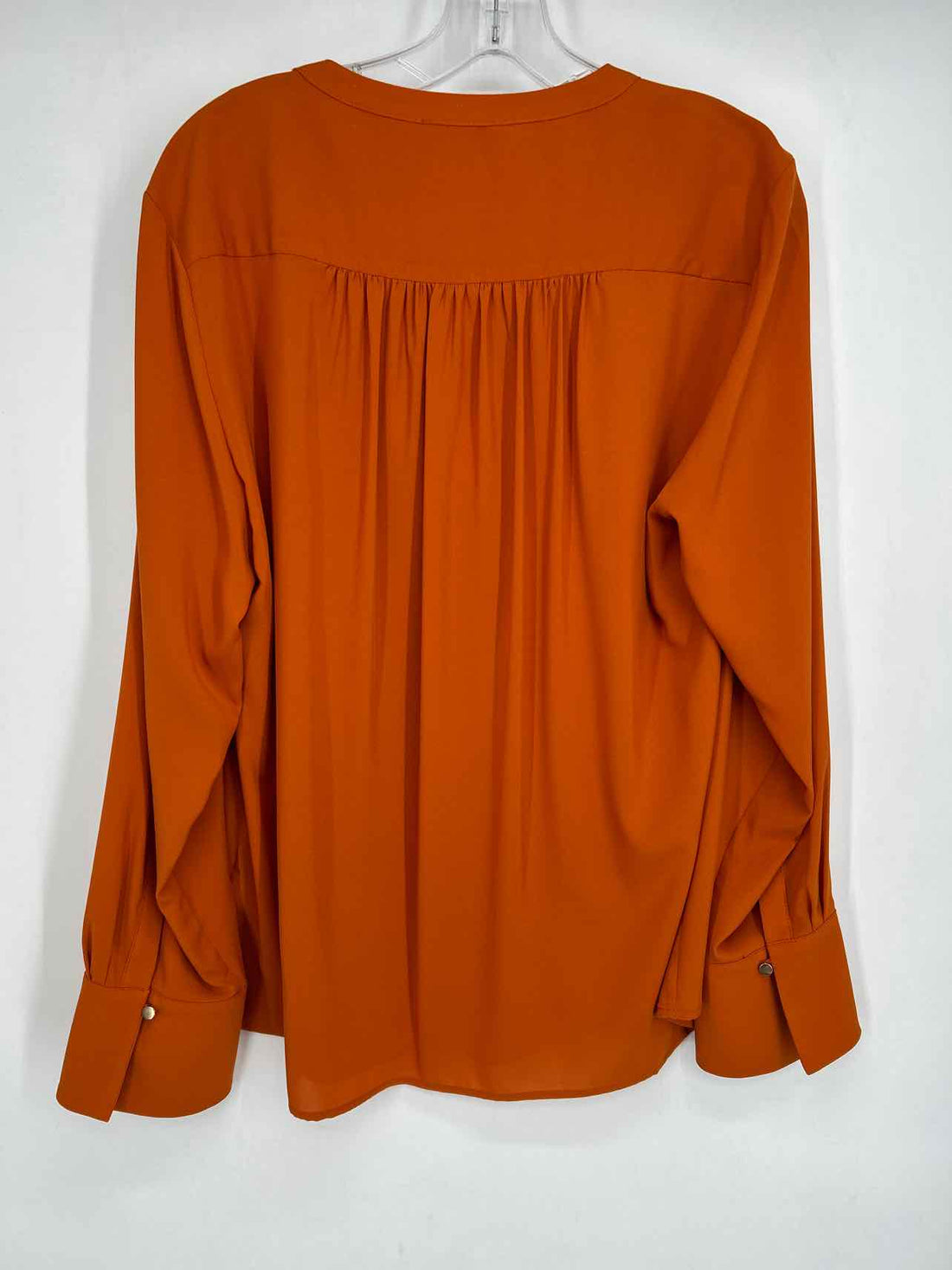 Calvin Klein Size XL Orange Long Sleeve