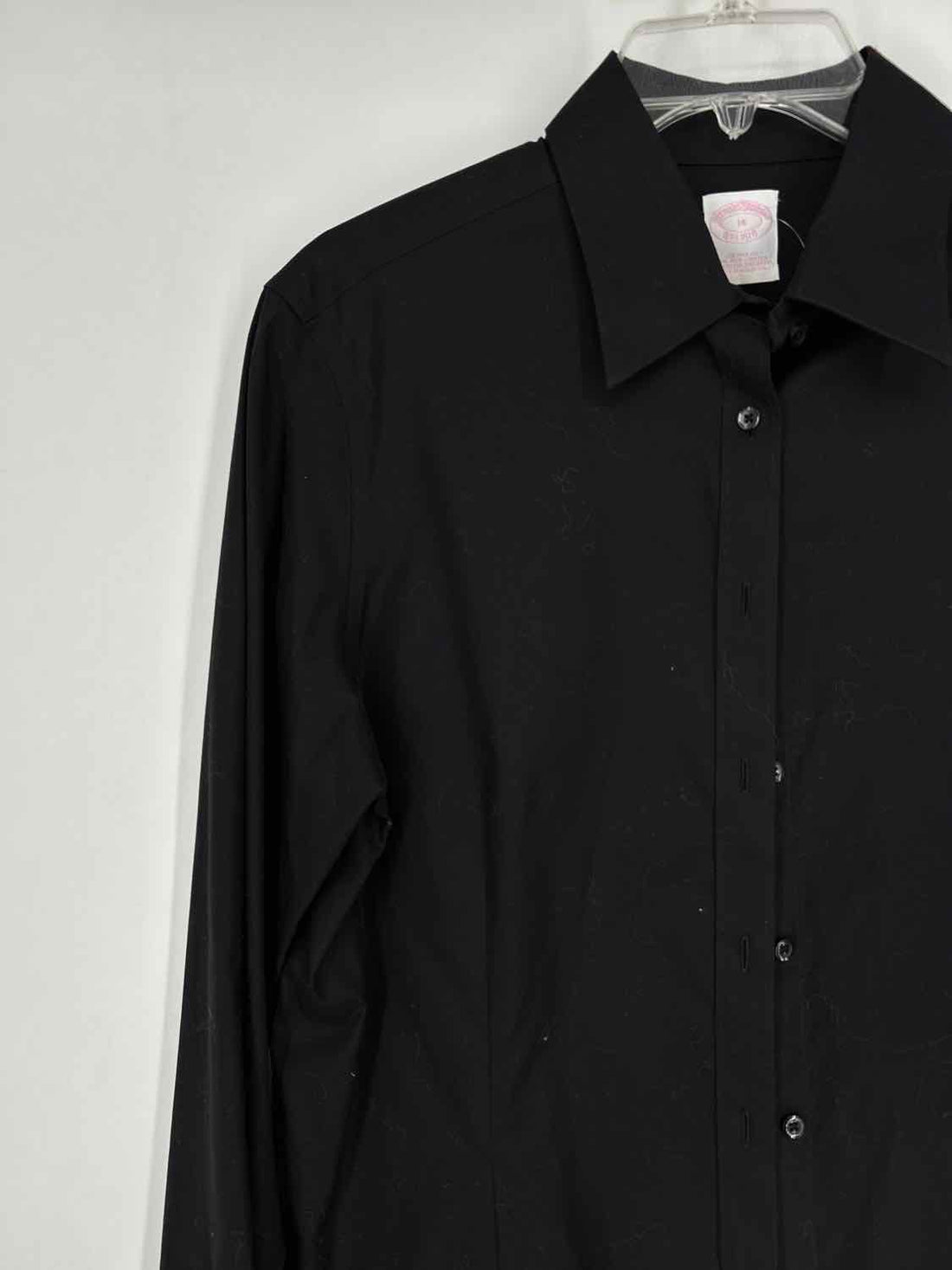 Brooks Brothers Size 14 Black Long Sleeve