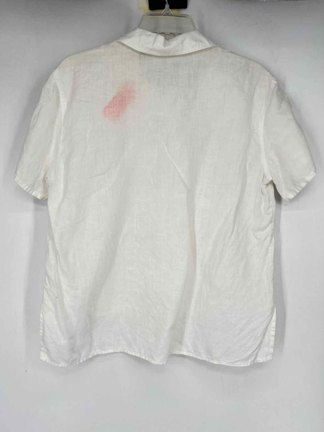 J Jill Size XS White Linen Short Sleeve