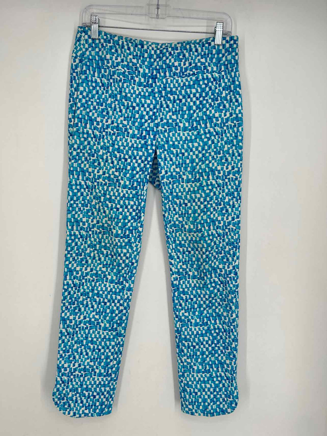 Soft Surroundings Size S Blue & White Print Pants