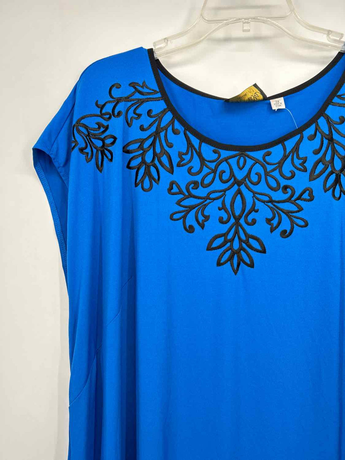 Bob Mackie Size 3X Blue & Black NWT Dress
