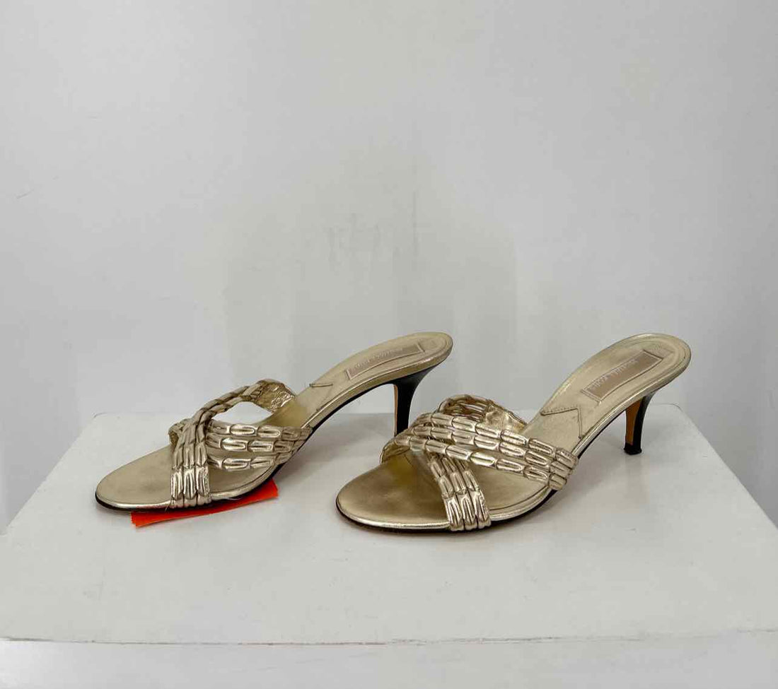 Michael Kors Women Size 7.5 Gold Heels