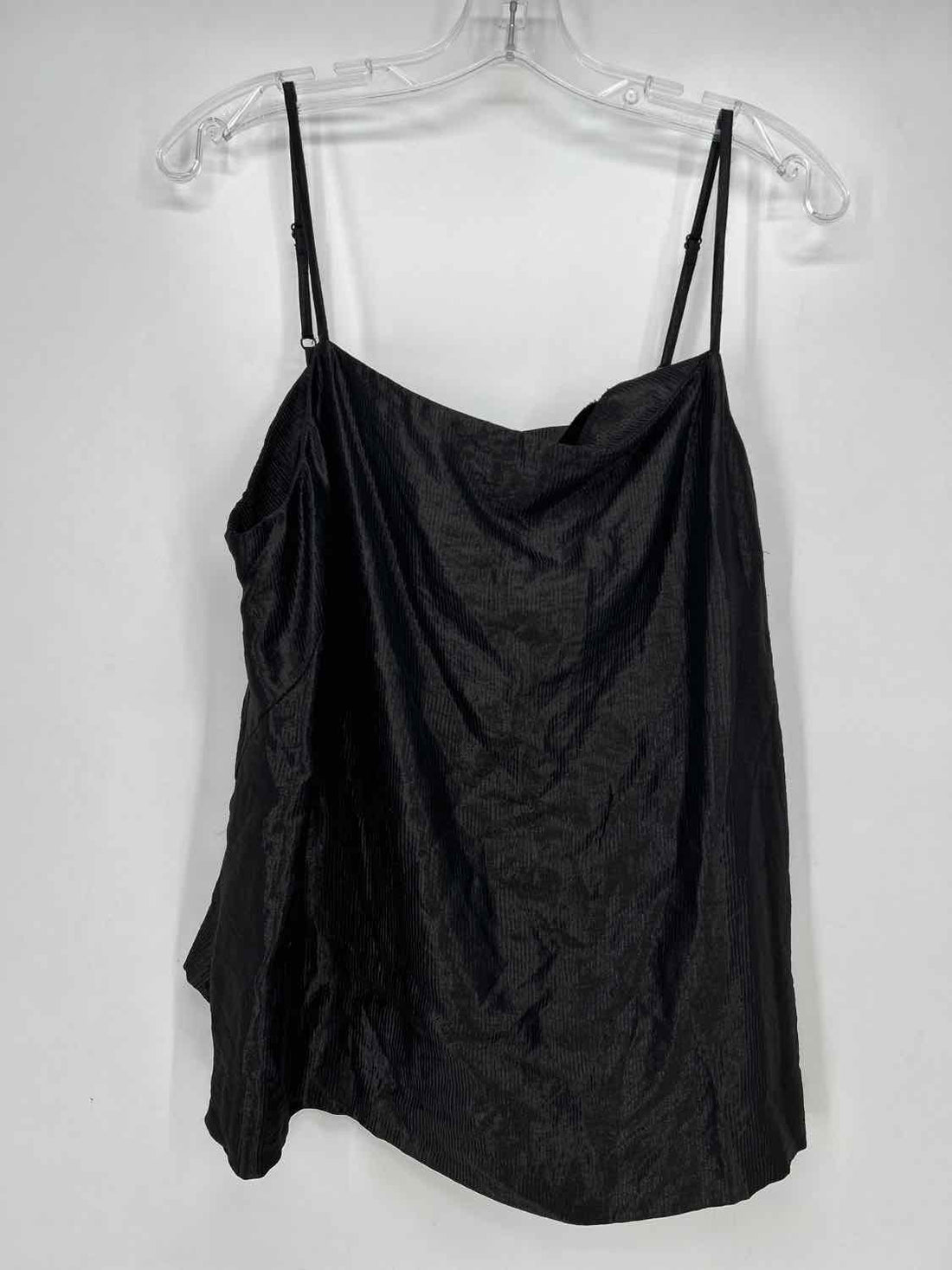 Boden Size 12 Shiny Black Tank Top