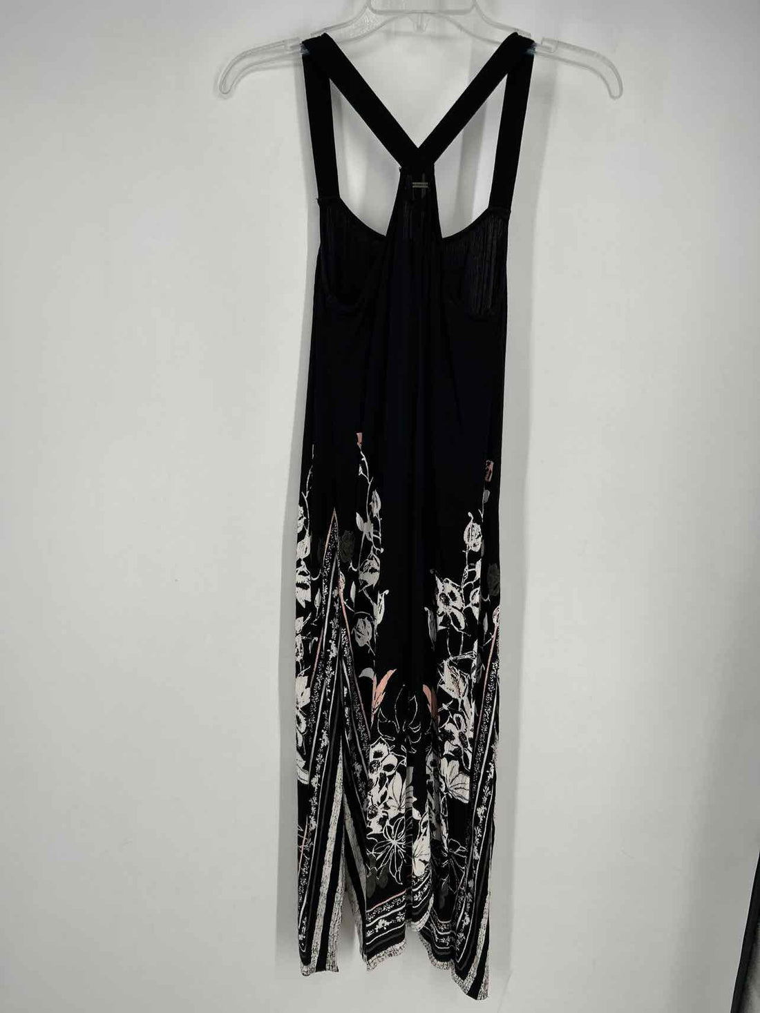 Oneil Size XS Black & White Floral Sleeveless Dress