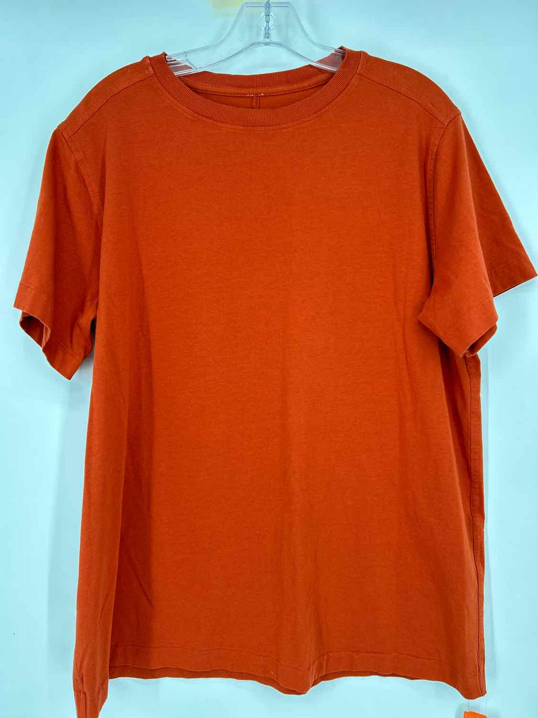 Lululemon Size L Rust Short Sleeve Active Tops
