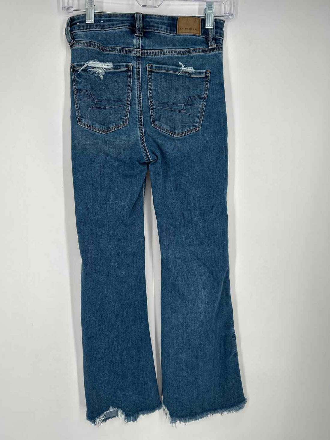 American Eagle Size 00 X-Short Denim Distressed Jeans