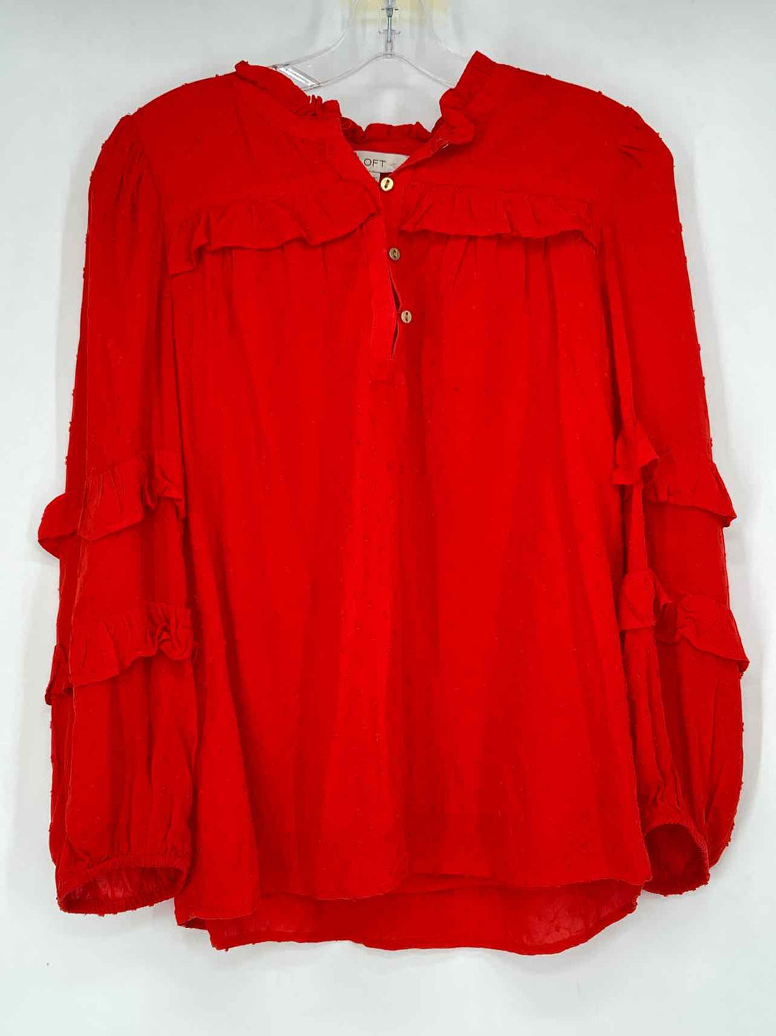 Loft Size XS Red Long Sleeve