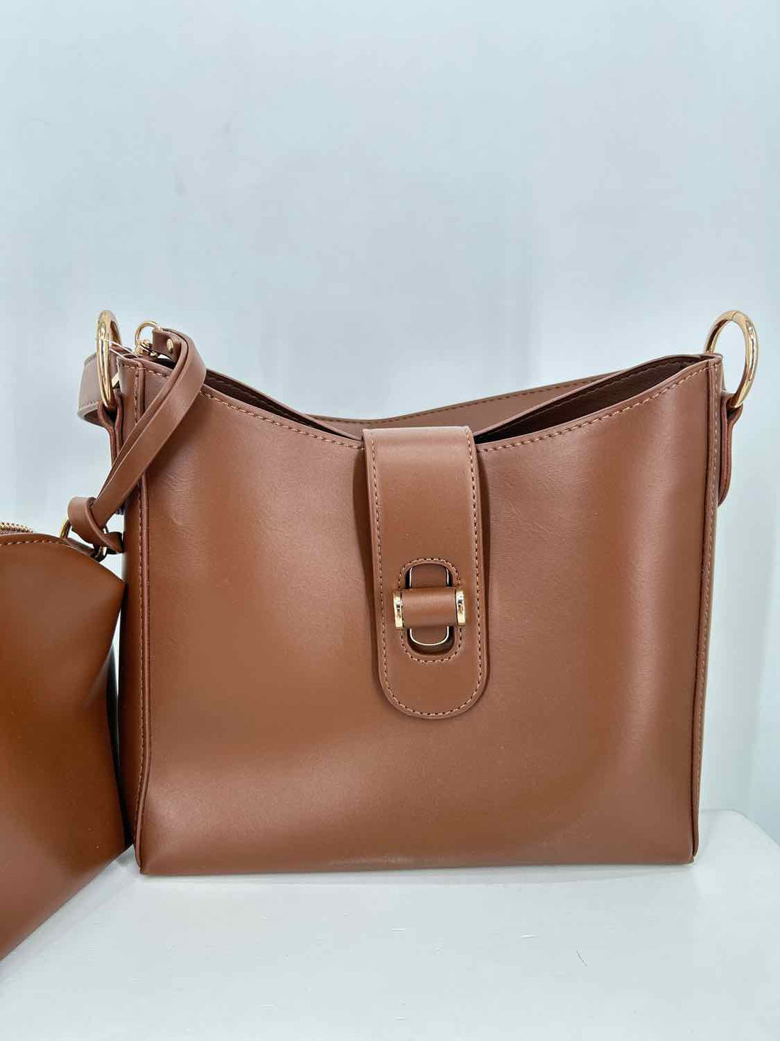 Antik Kraft Brown Vegan Leather Pre Owned Purse