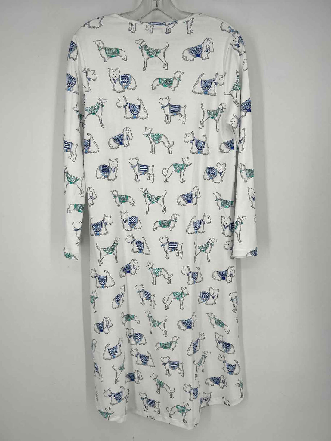 Cotn Size S White Print NWT Dress