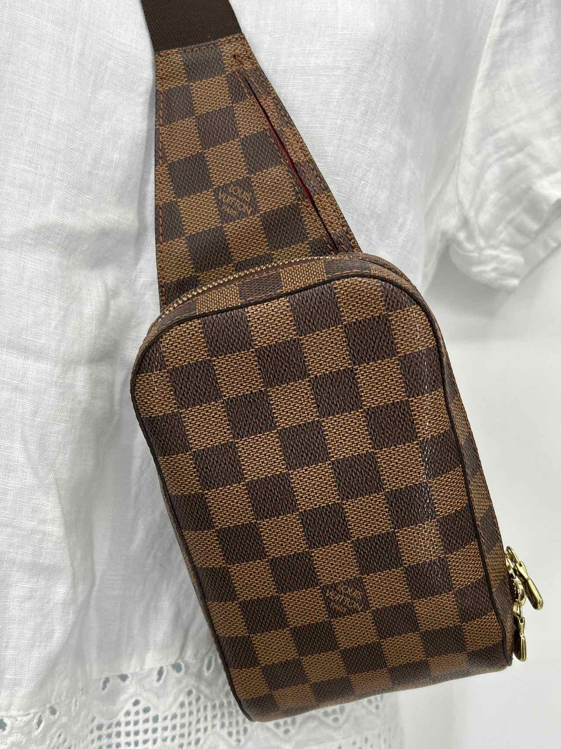 Louis Vuitton Damier Ebene Coated Canvas New LUXURY