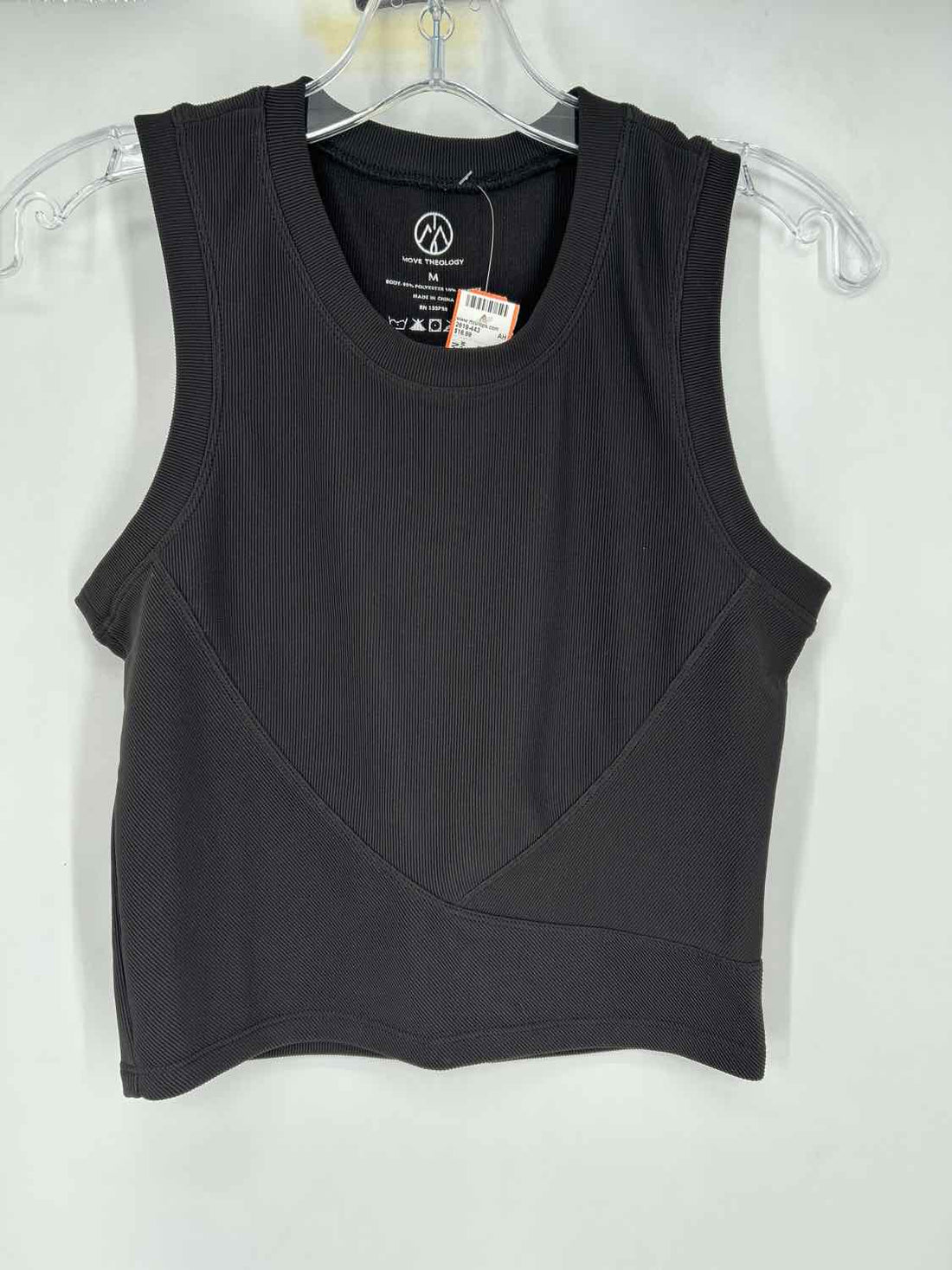 Move Theology Size M Black Sleeveless Active Tops