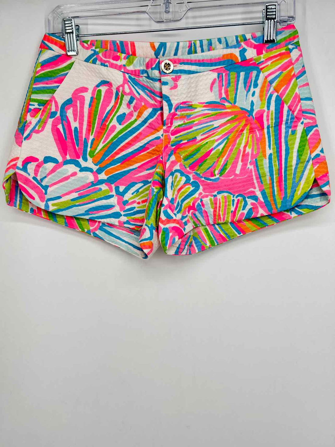 Lilly Pulitzer 00 White Neon Print Lilly Pulitzer Shorts