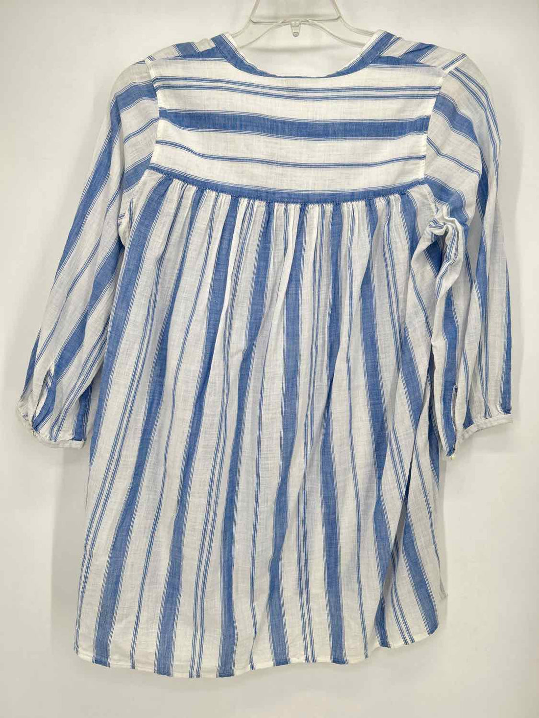J Crew Size M White & Blue Striped Cotton Coverup