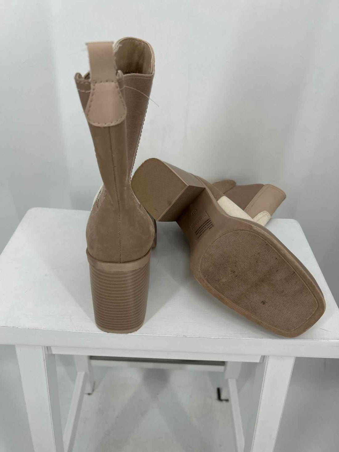 Altard State Women Size 8.5 Taupe Colorblock Chelsea Boot