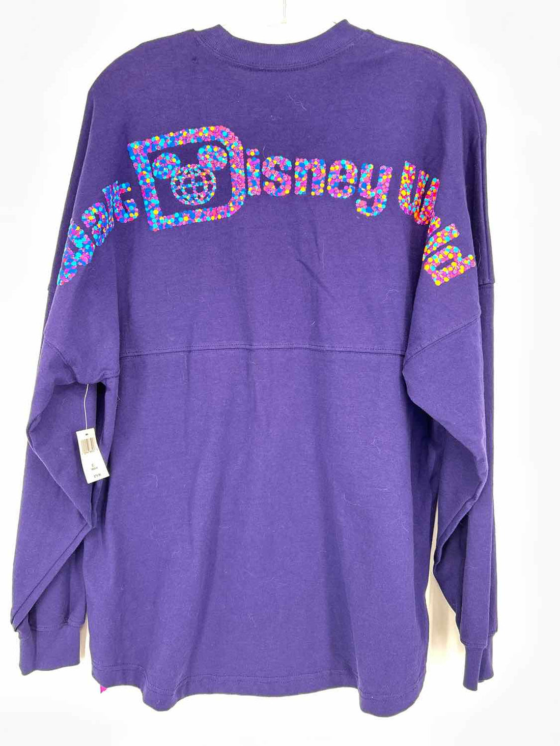 Disney Size M Dark Purple NWT Long Sleeve