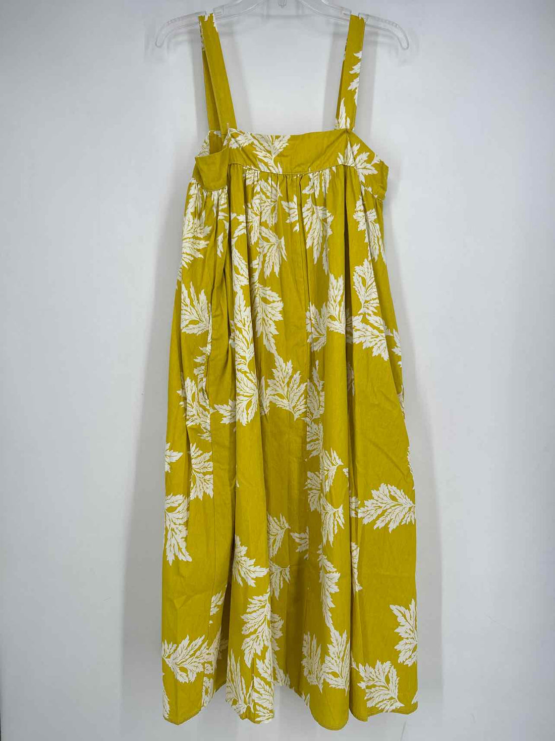 Stitch Drop Size S Yellow/Green & White Dress