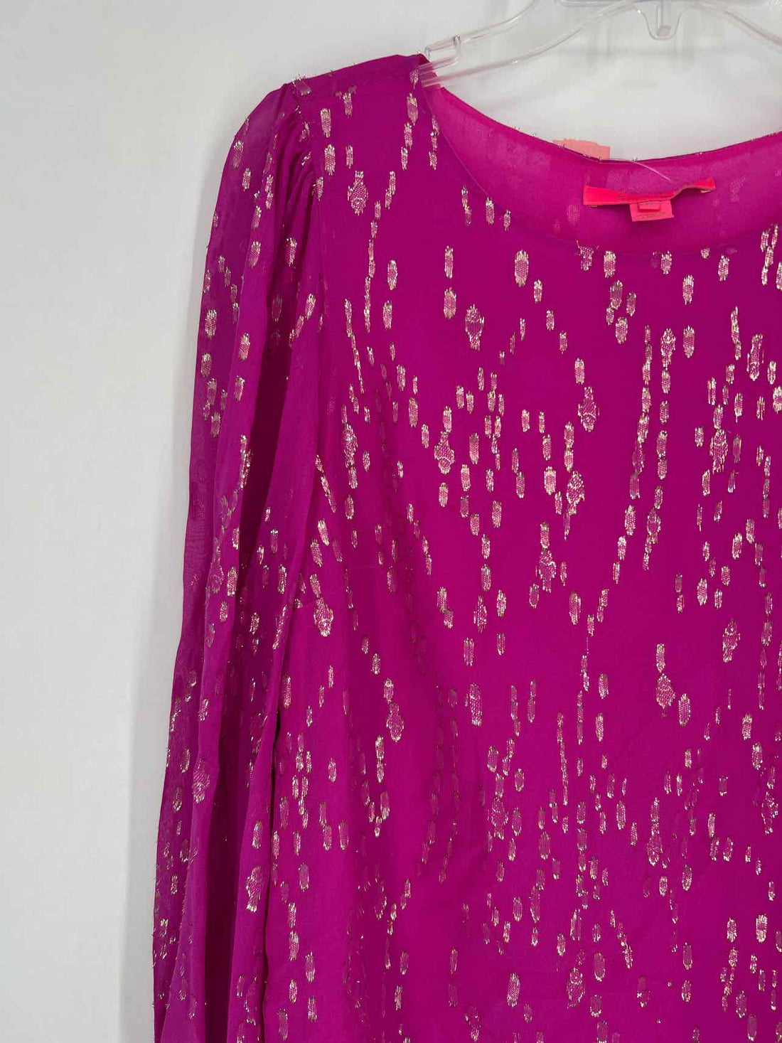 Lilly Pulitzer M Fuschia Long Sleeve Lilly Pulitzer Top