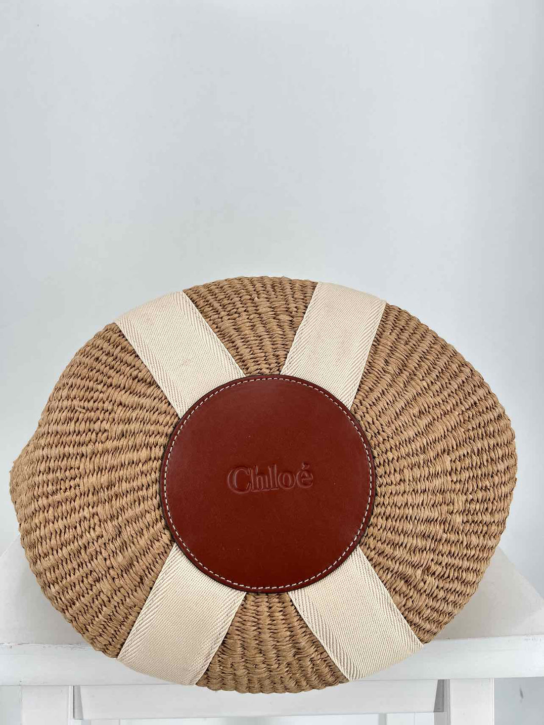 Chloe LUXURY Raffia Woody Large Mifuko Tote