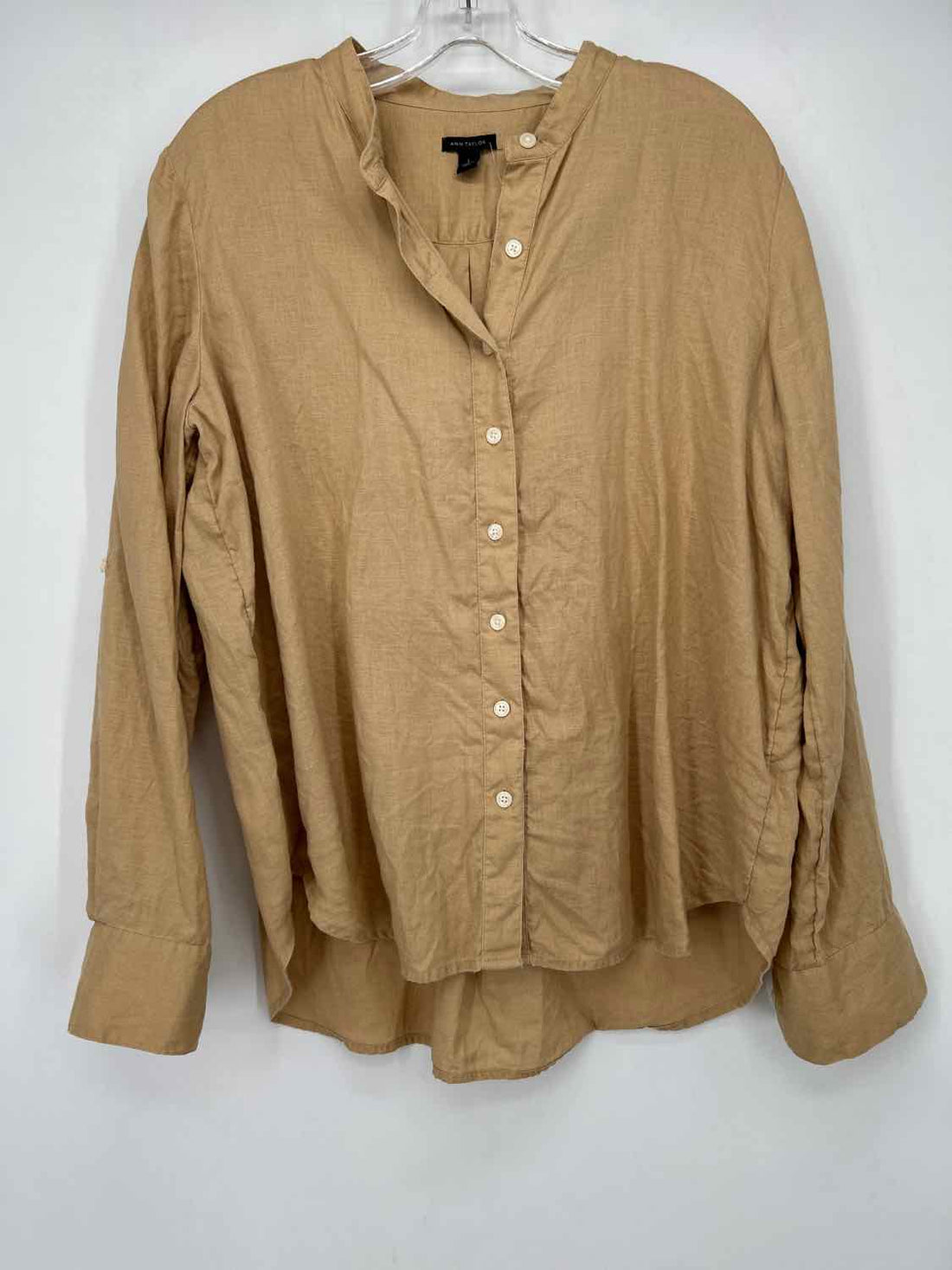 Ann Taylor Size L Camel Long Sleeve