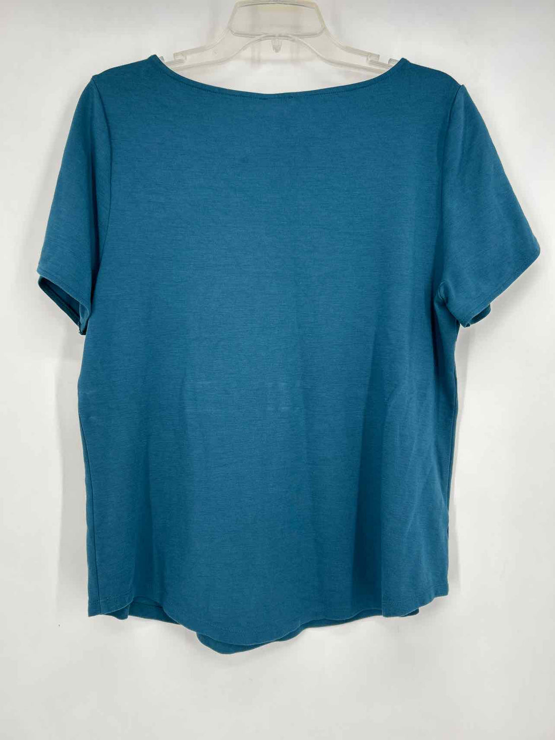 Ann Taylor Size XXL Dark Blue Short Sleeve Top/Blouse