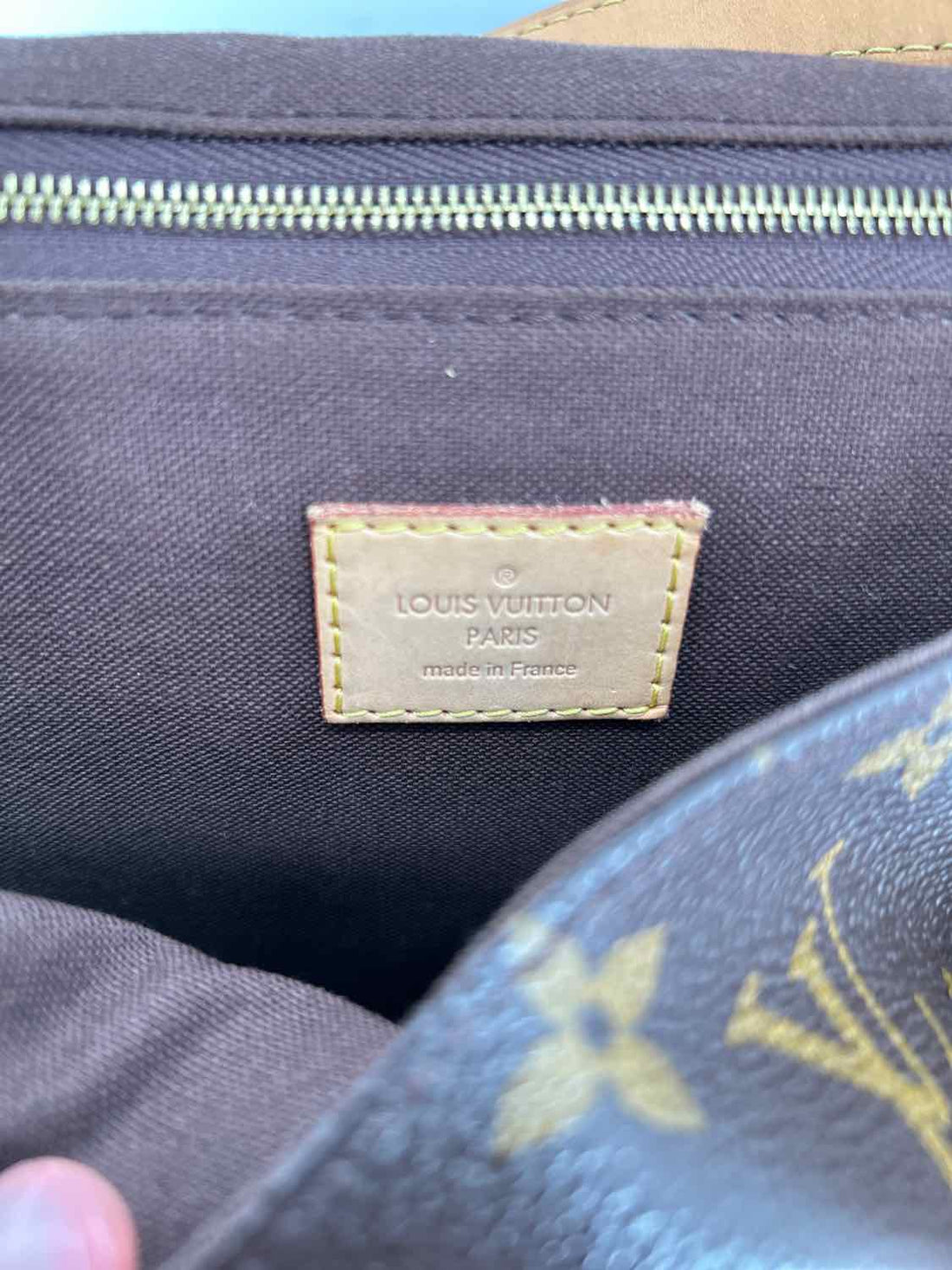 Louis Vuitton Menilmontant MM Brown Monogram Crossbody