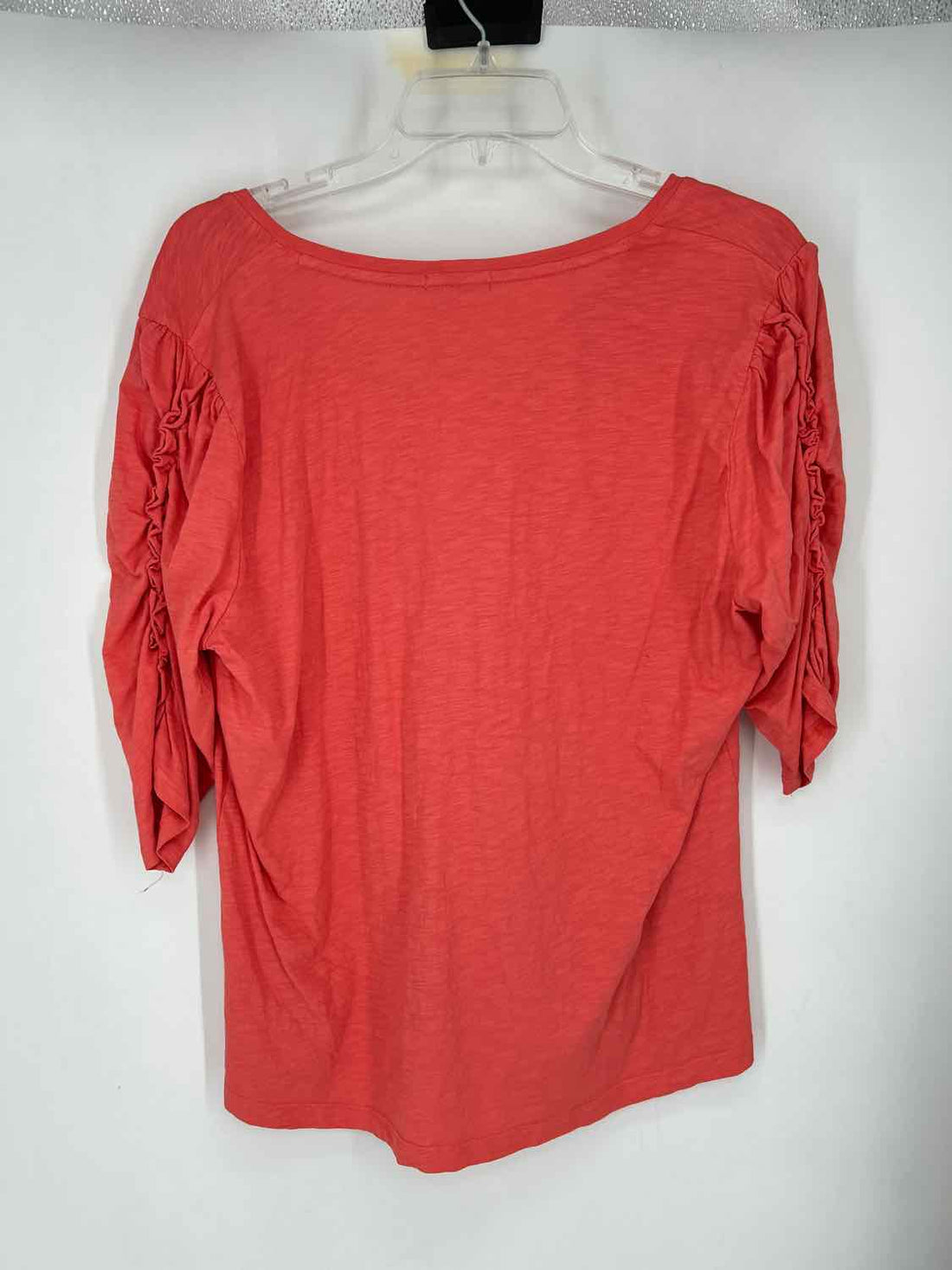 NZT Nic + Zoe Size L Orange Coral Long Sleeve
