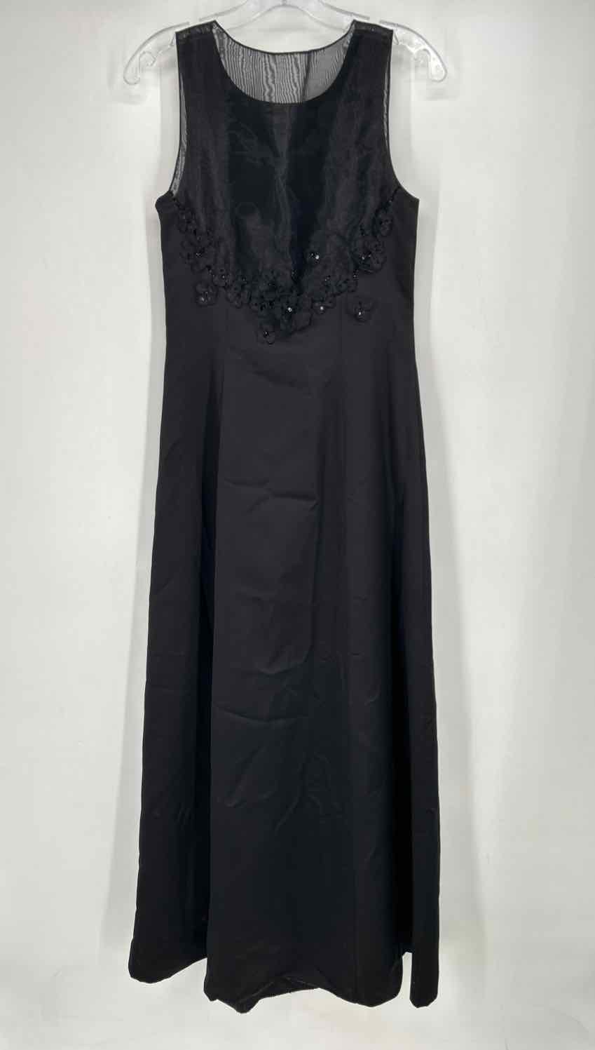 Alex Evenings 10 Black Sleeveless Holiday