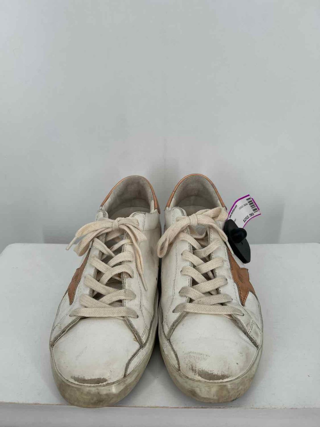 Golden Goose Women Size 39 (8.5-9) White & Rose Gold Sneakers