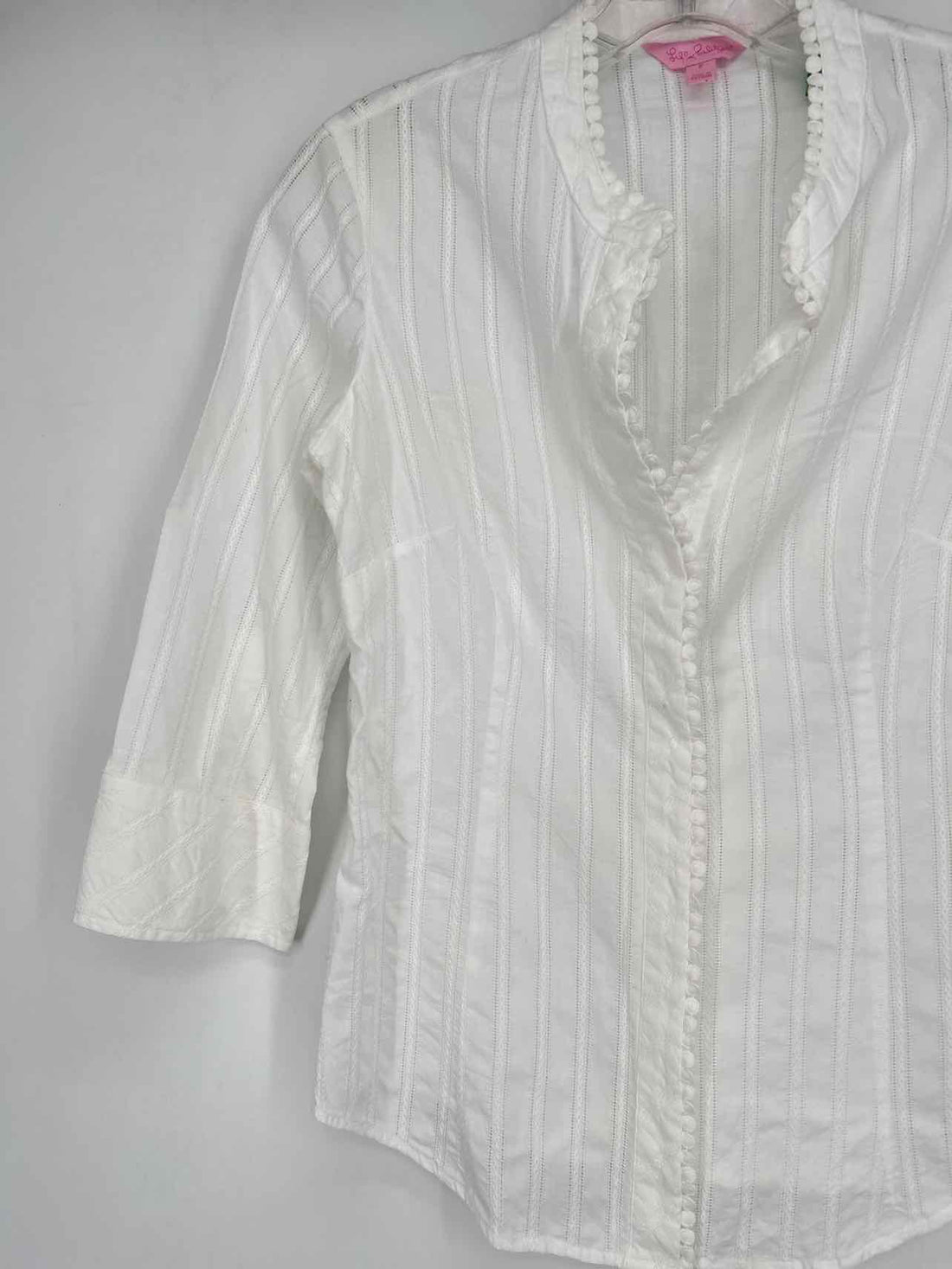 Lilly Pulitzer 2 White Striped Lilly Pulitzer Top