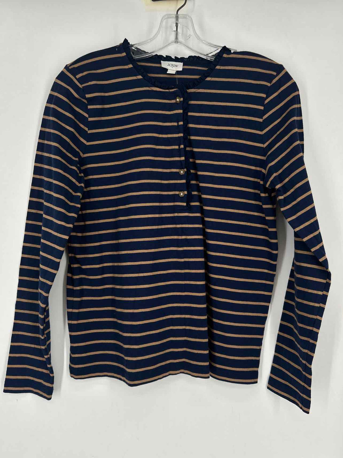 J Crew Size S Navy Striped Long Sleeve