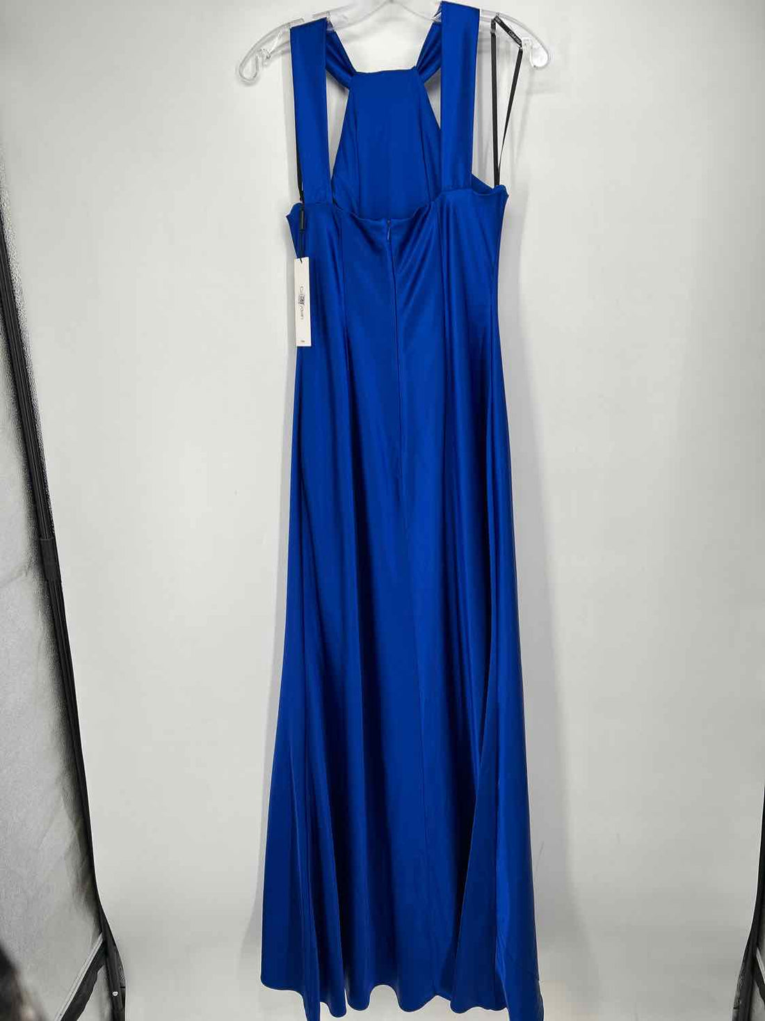 Calvin Klein 8 Blue Satin NWT Holiday