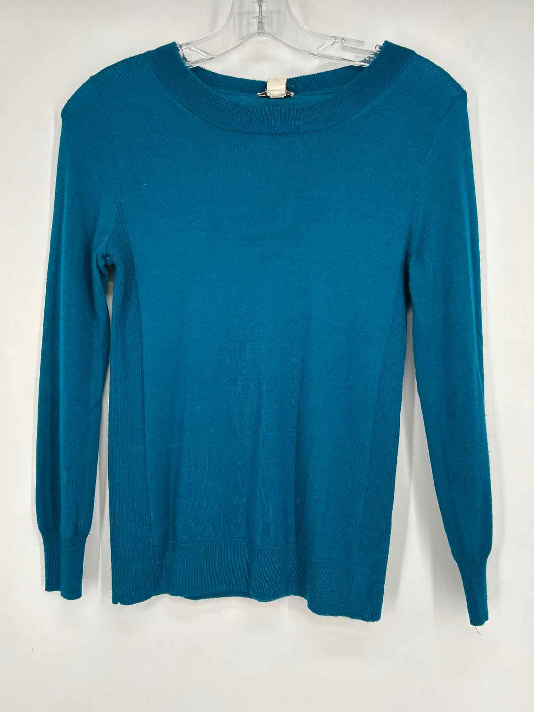 J Crew Size SP Dark Blue Merino Wool Blend Sweater