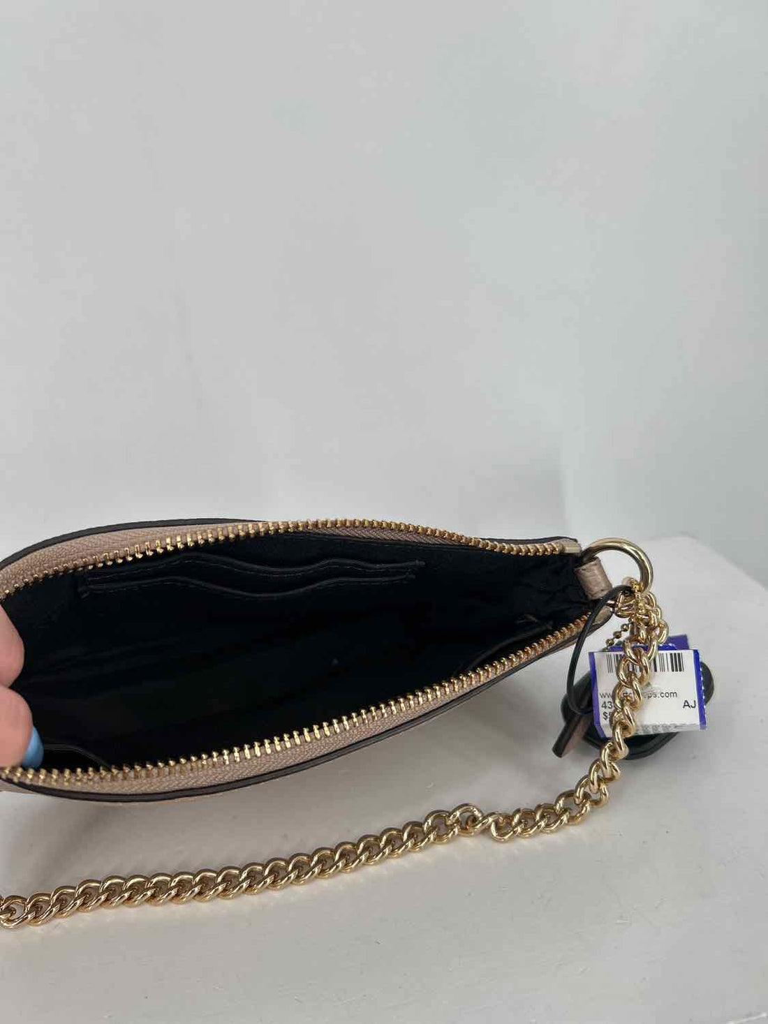 Coach Rose Gold Pebbled Leather Shoulder