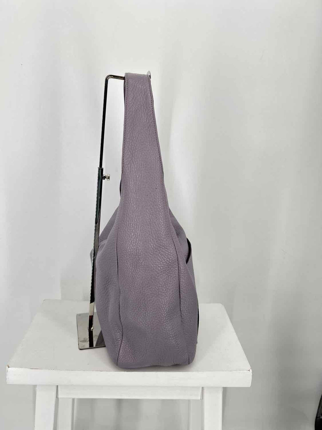 Michael Kors Pale Purple Pebbled Leather Hobo