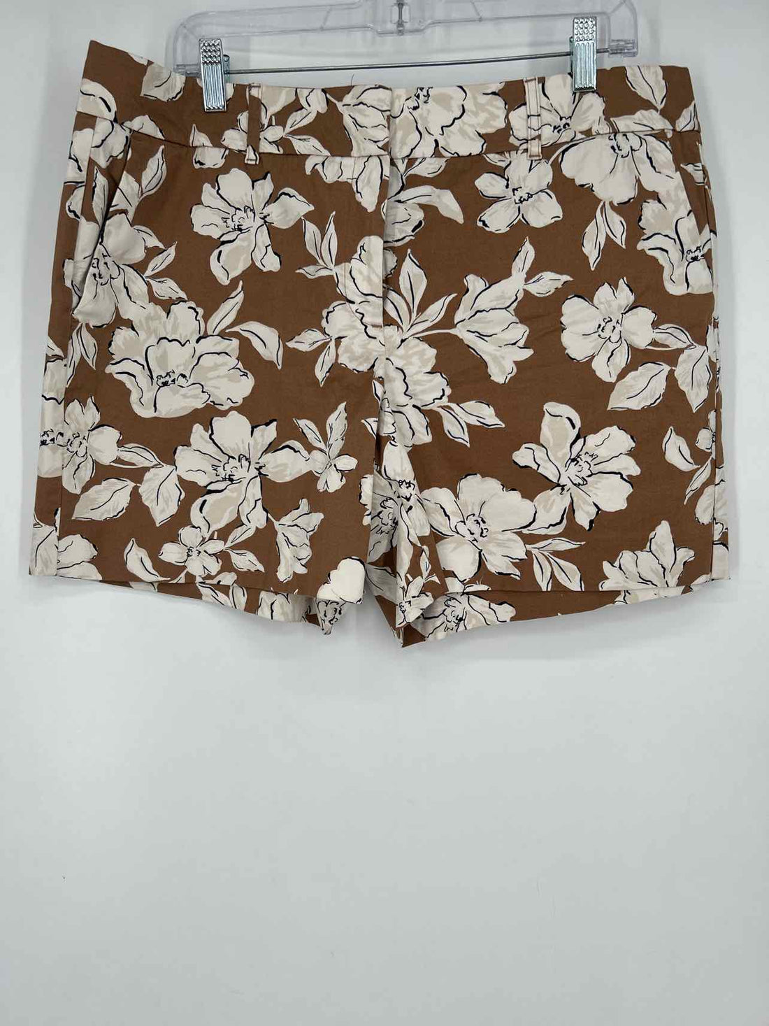 Ann Taylor Size 14 Brown Floral Shorts