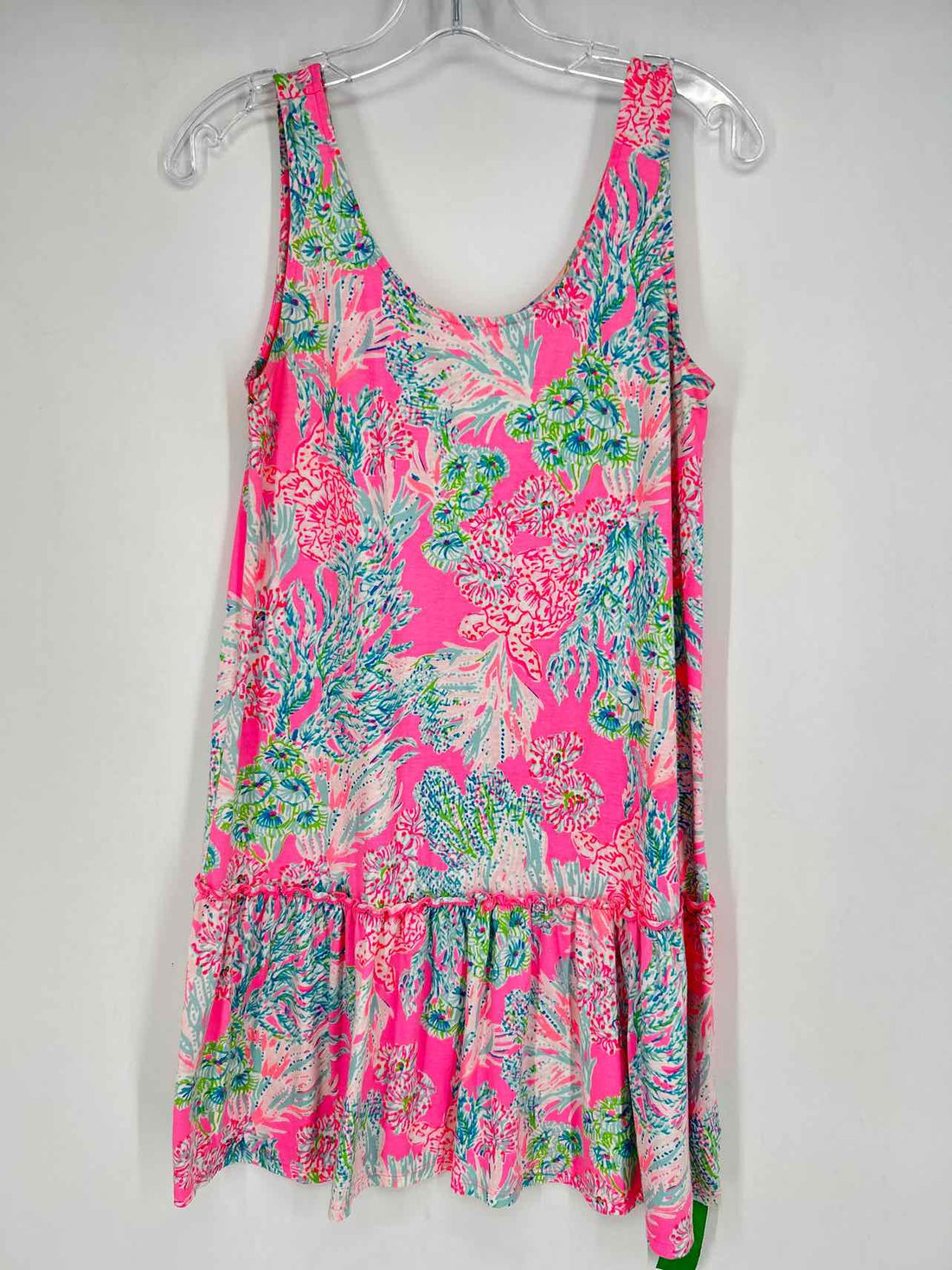 Lilly Pulitzer XS Neon Pink Print Sleeveless Lilly Pulitzer Dress