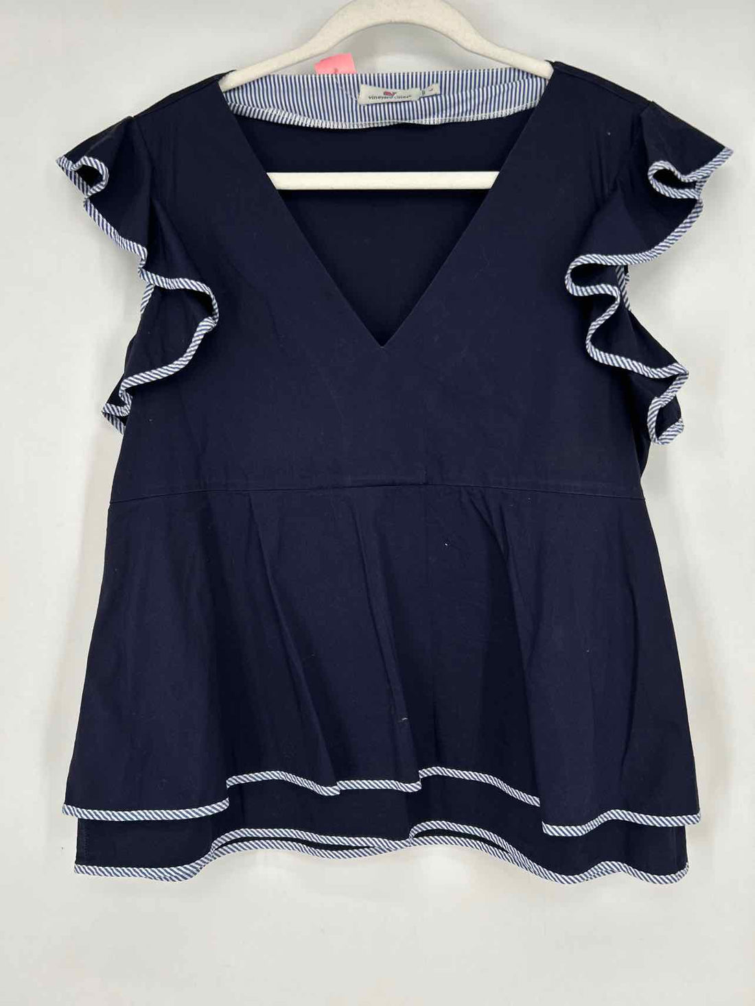 Vineyard Vines Size L Navy Short Sleeve