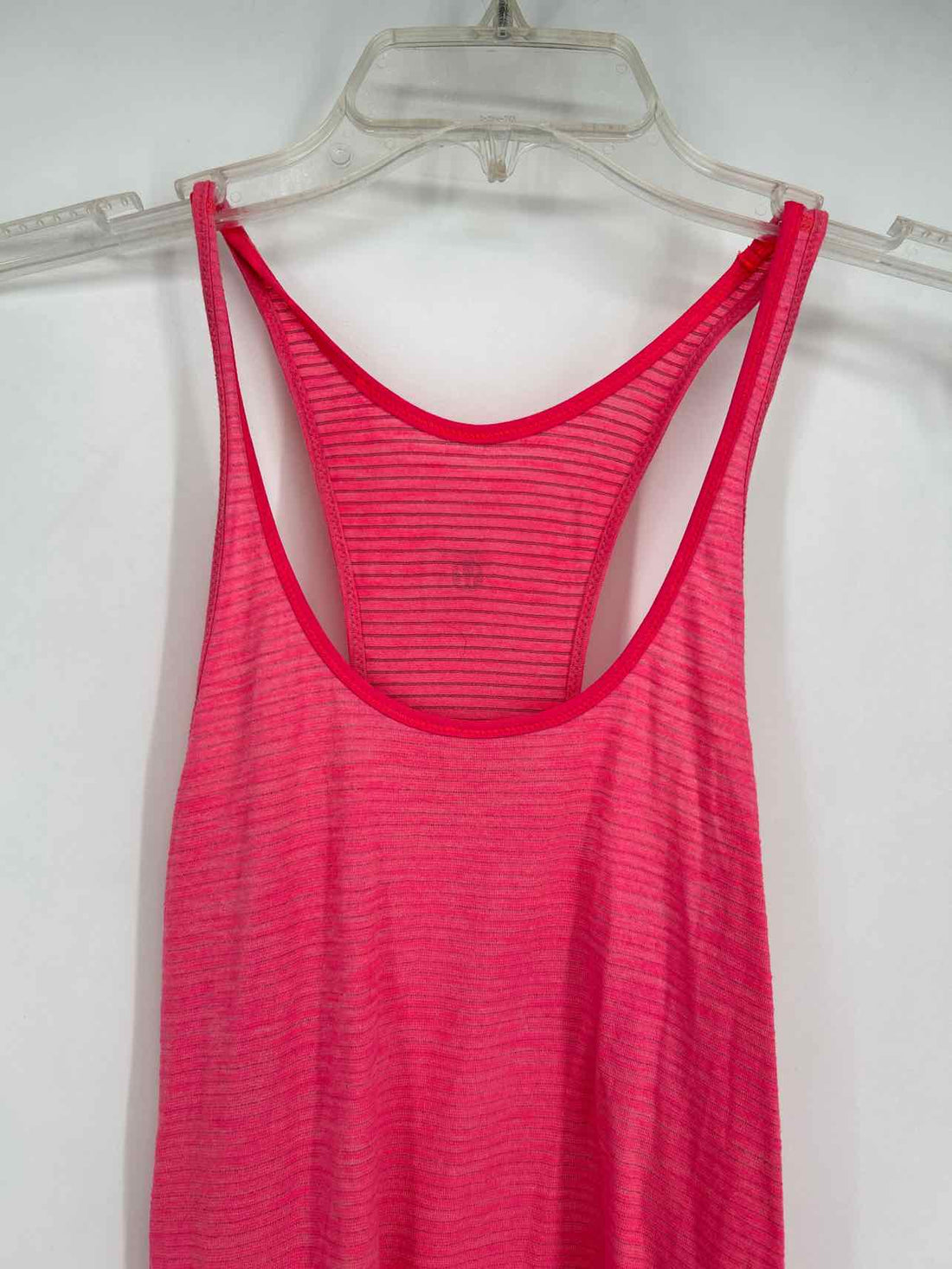 Lululemon Size S Pink Stripe Active Tops