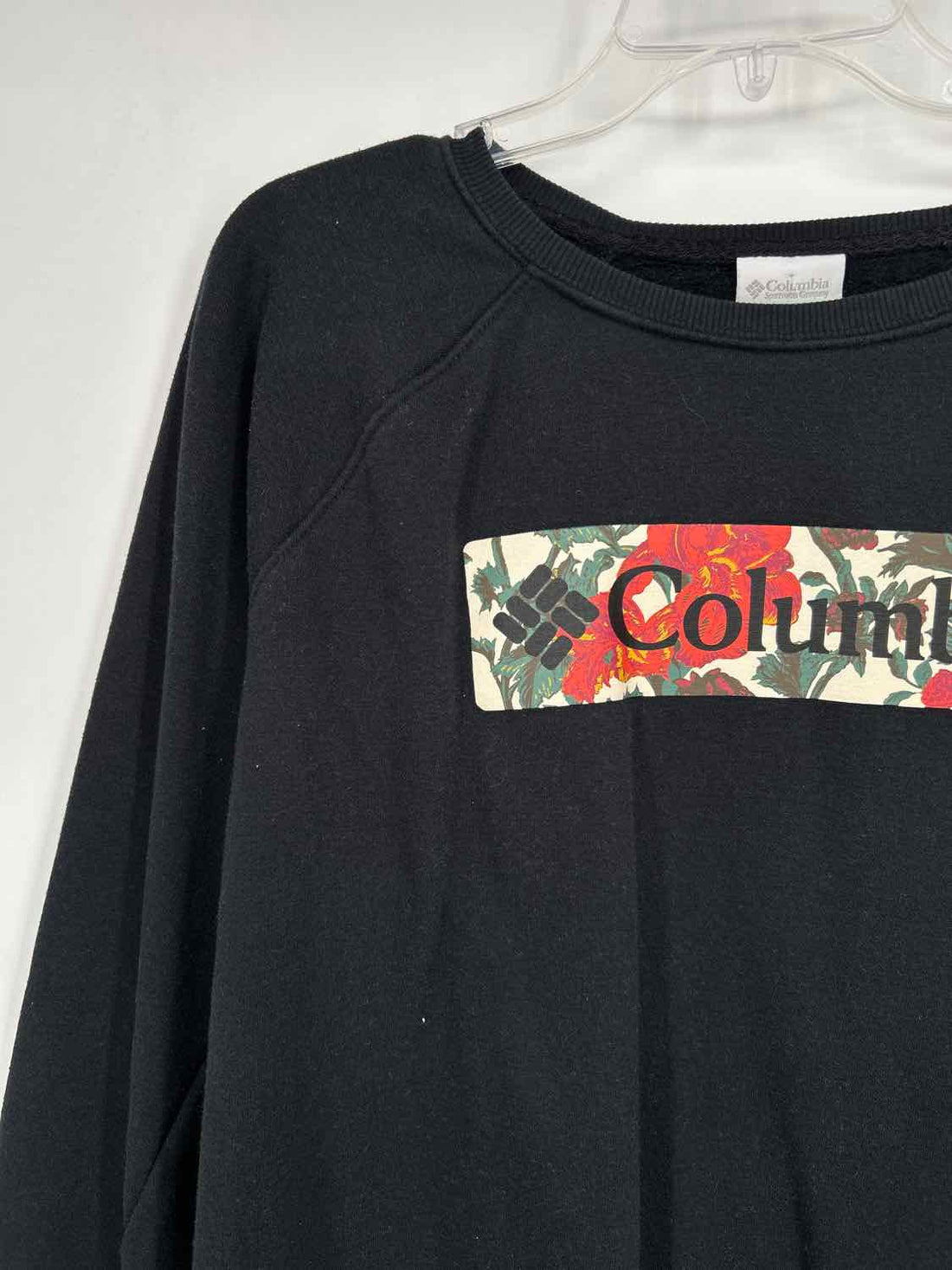 Columbia Size L Black Sweatshirt