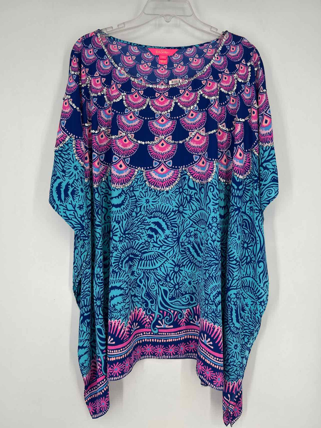 Lilly Pulitzer Size L/XL Blue Print NWT Coverup