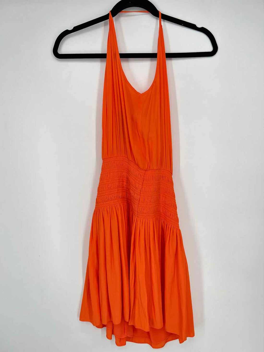 Ramy Brook Size S Orange One Shoulder Dress