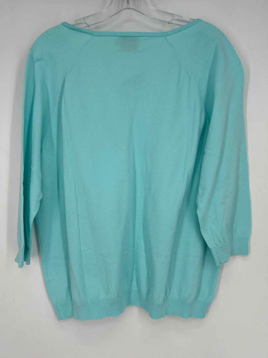 Edinburgh Knitwear Size L Aqua Sweater