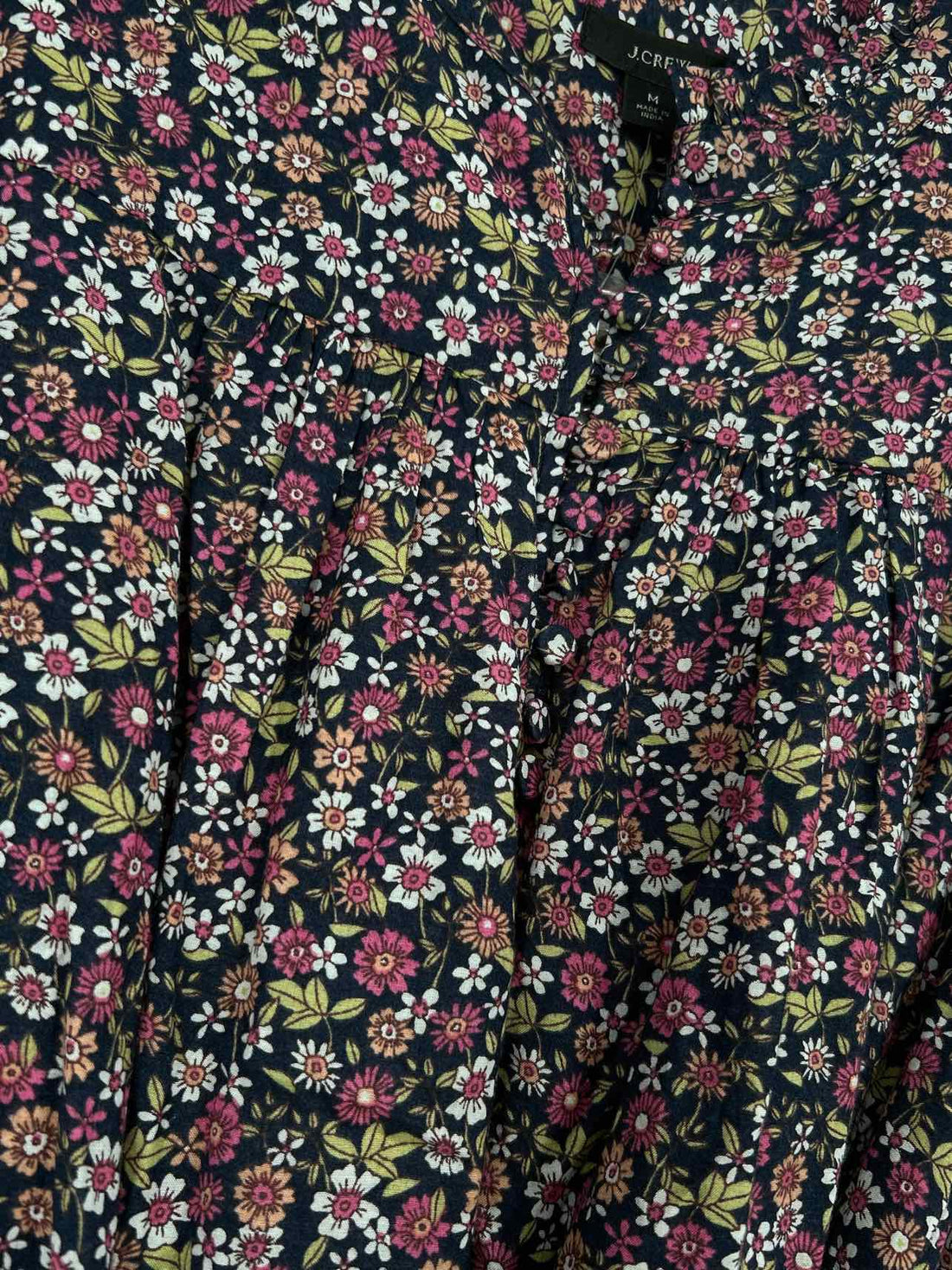 J Crew Size M Navy Floral NWT Dress