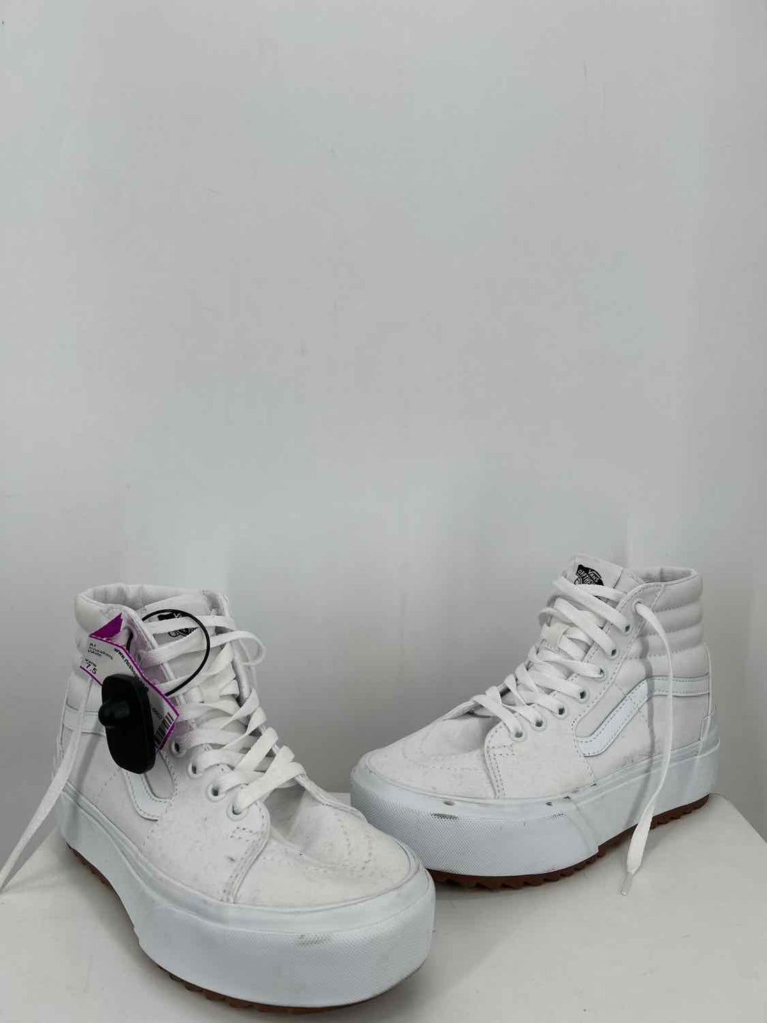 Vans Women Size 7.5 White Sneakers