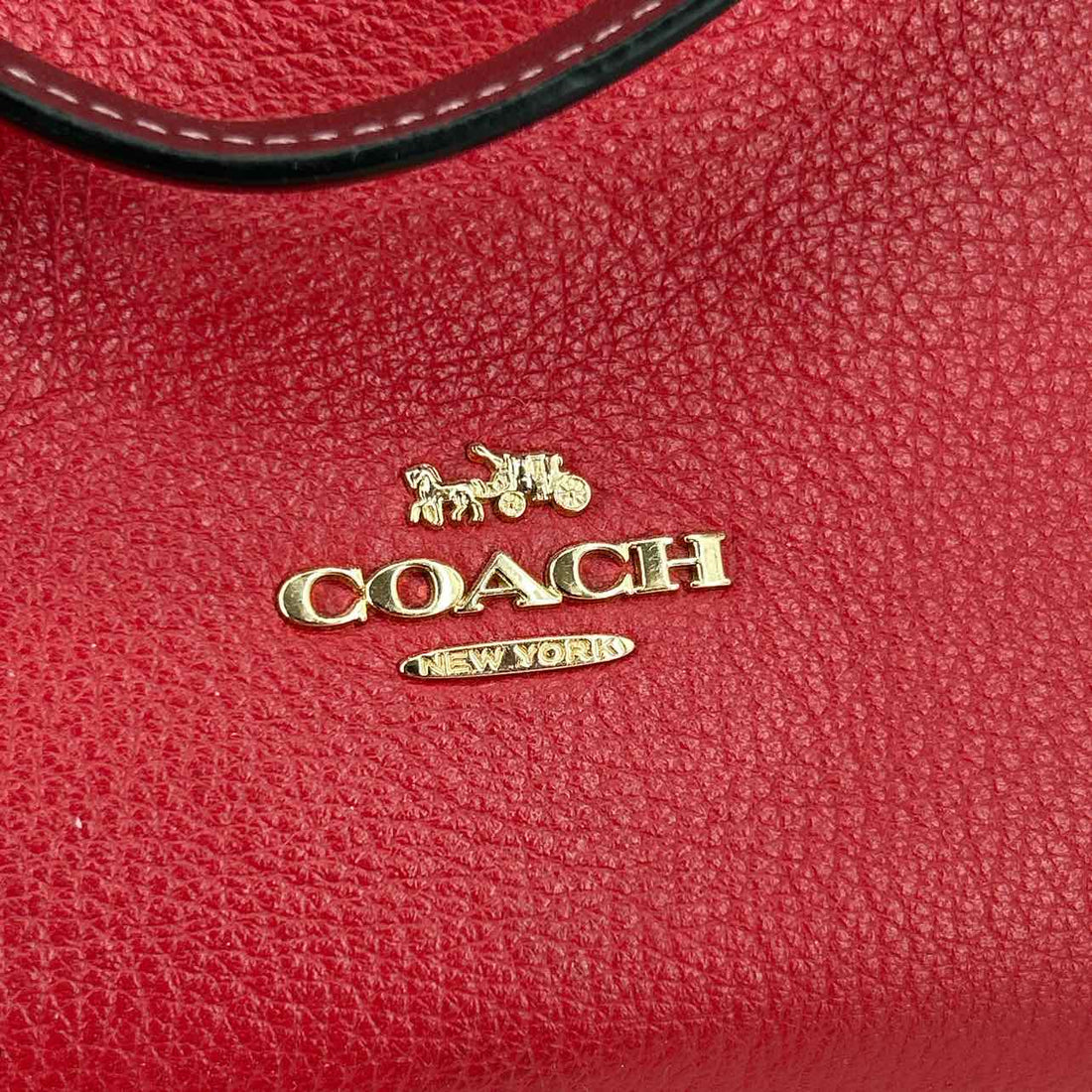 Coach Red Leather Excellent Condition Tote