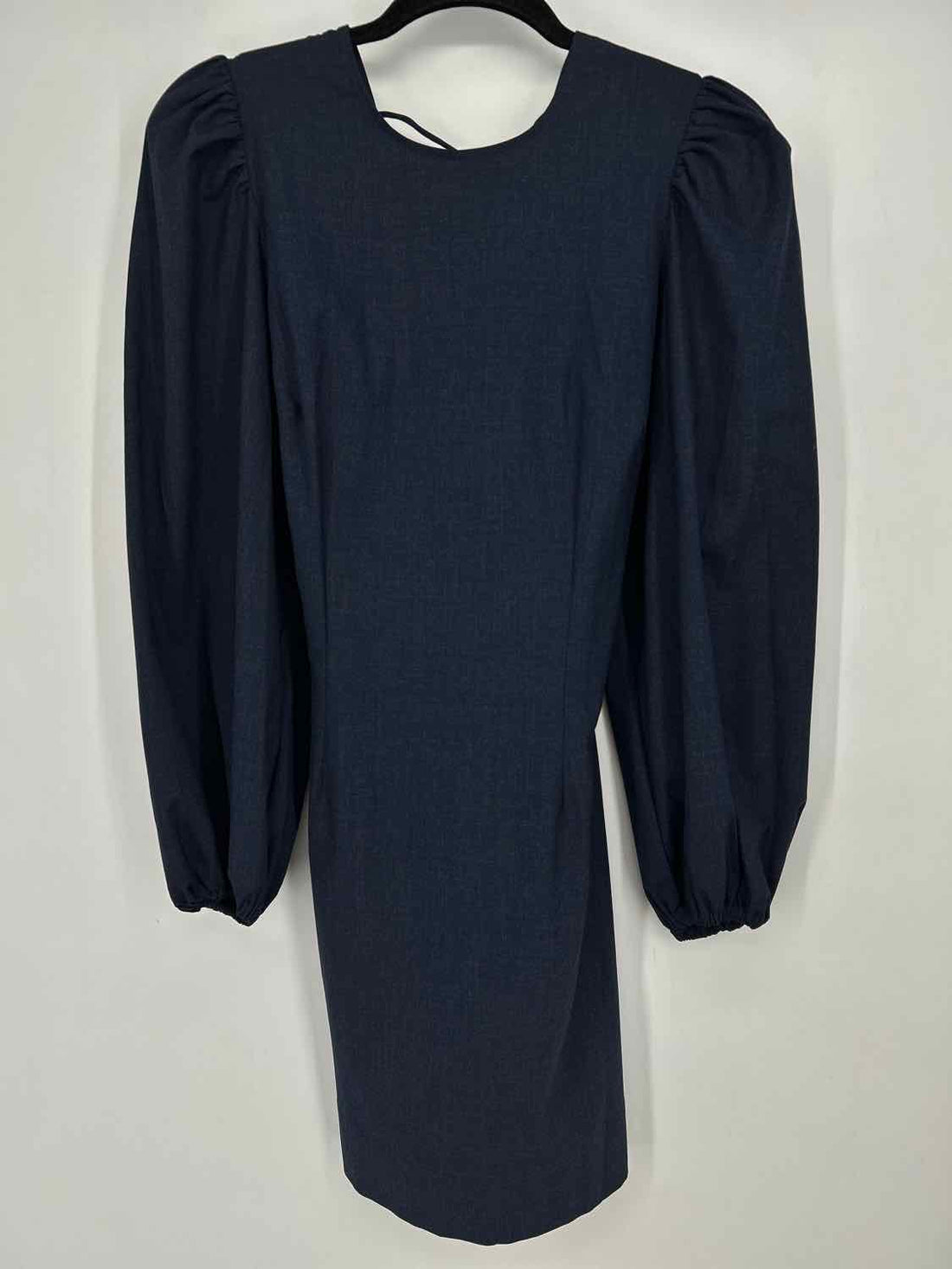 Ganni Size 36(S) Navy Long Sleeve Dress