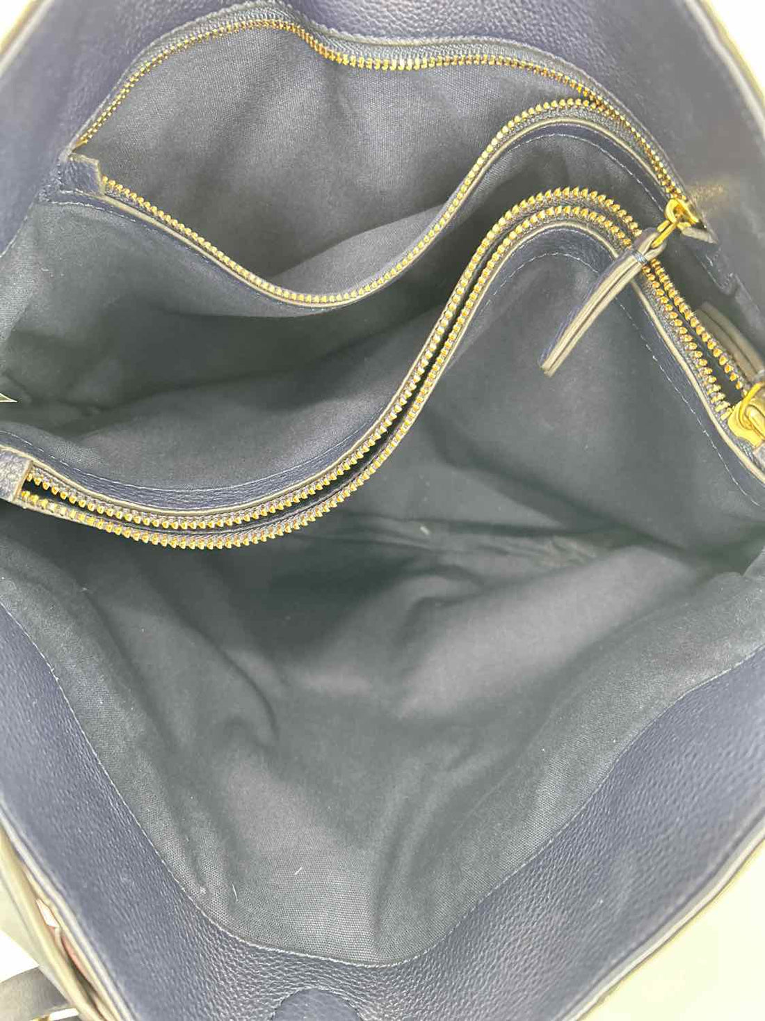 Tory Burch Navy Colorblock Gemini Belted Hobo