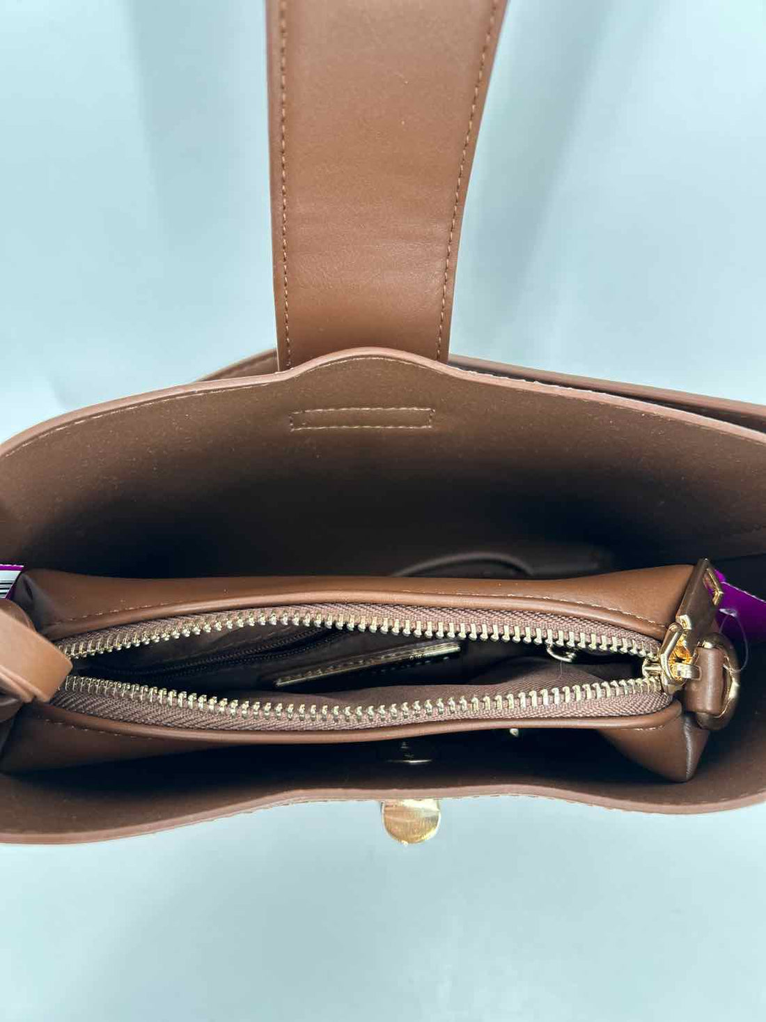 Antik Kraft Brown Vegan Leather Pre Owned Purse